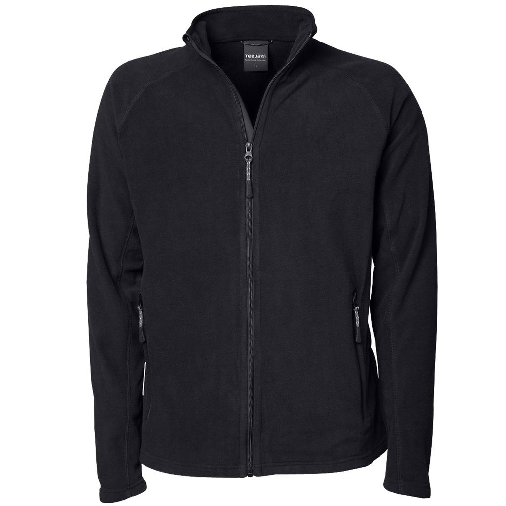 Tee Jays Mens Full Zip Active Lightweight Fleece Jacket