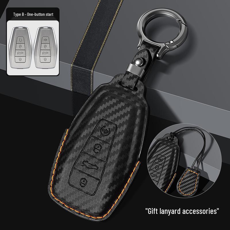 

Carbon Fiber Key Case for Geely Emgrand GL/GS/Boyue/Borui/Panda/X6/X3/S1/Haoyue Box