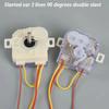 3 Wire 180Degree Washing Machine Timer Washing Machine Timer Switch Wash Timer Semi-automatic Double-cylinder Washing Machine