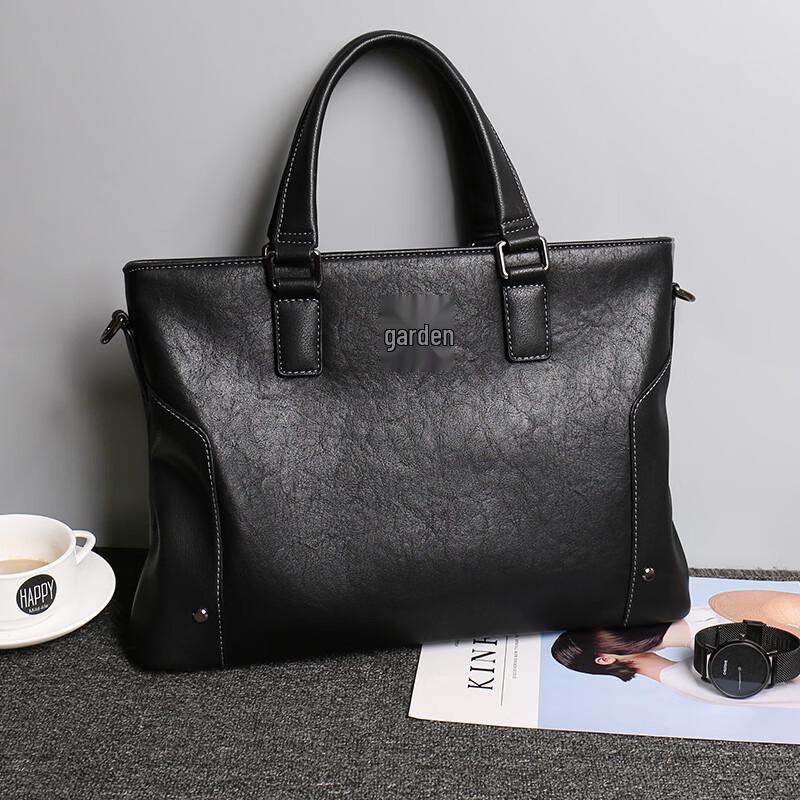 COW Men s Business Laptop Briefcase Black