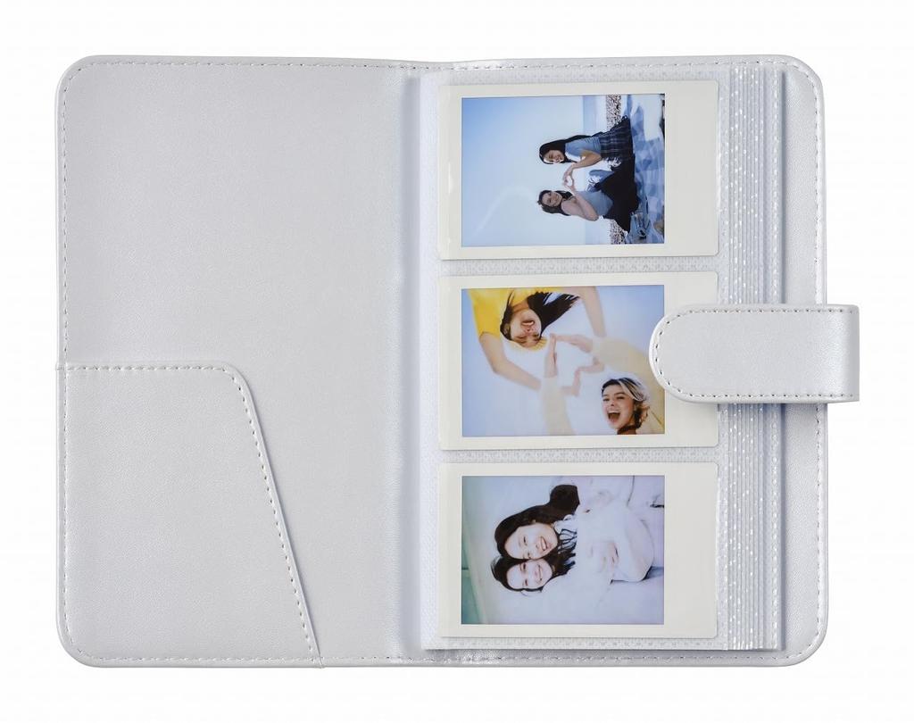 Fujifilm INSTAX Mini 13 Photo Album 108 Pockets Notebook Style White for Instant Film Prints