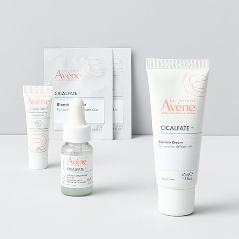 Avene Cicalfate + Blemish Cream Planning Set (40mL, Cicalfate Serum 10mL, SOS Cream 5mL, Blemish Cream 2mL*2)