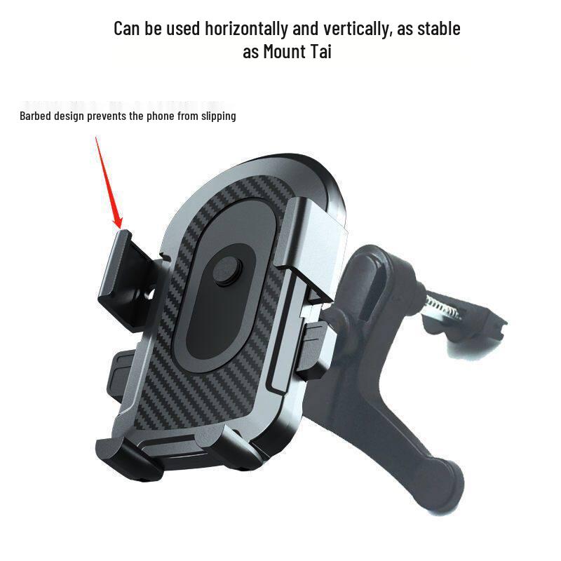 360° Rotating Retractable Car Phone Mount with Suction Cup and Air Vent Bracket Standard