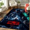 Super Hero Fantasy Theme Area Rug Non-Slip Washable Floor Mat for Home Bedroom Living Room Decor