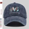 Pc Leopard Print Paw Print Heart Pattern Baseball Cap Truck Driver Papa Hat Comfortable Lightweight Headwear Adjustable Stra