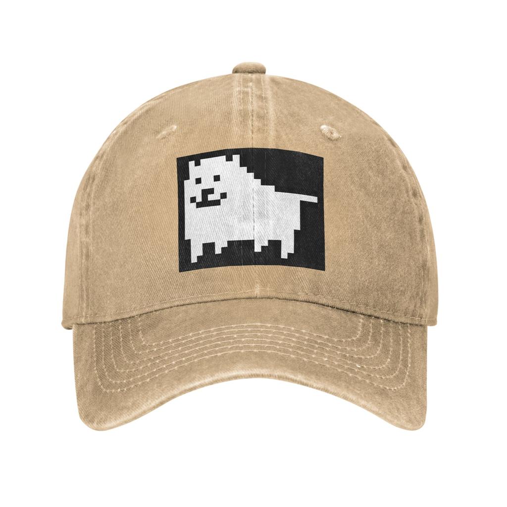 Annoying Dog In Space Undertale Toby Video Game Rpg Washed Denim Cap Casual Baseball Caps Adjustable Hat Unisex Baseball Hats