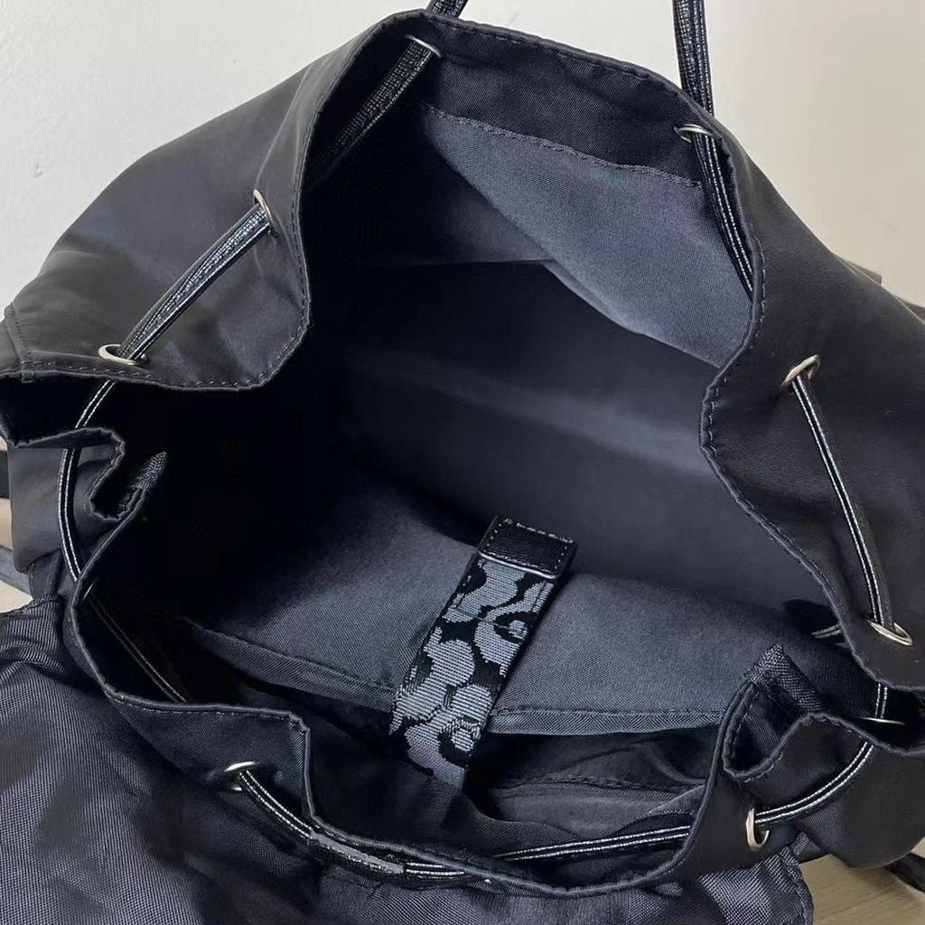 Nordic Niche Marimekko Women's Black Casual Commuter Backpack for Laptop