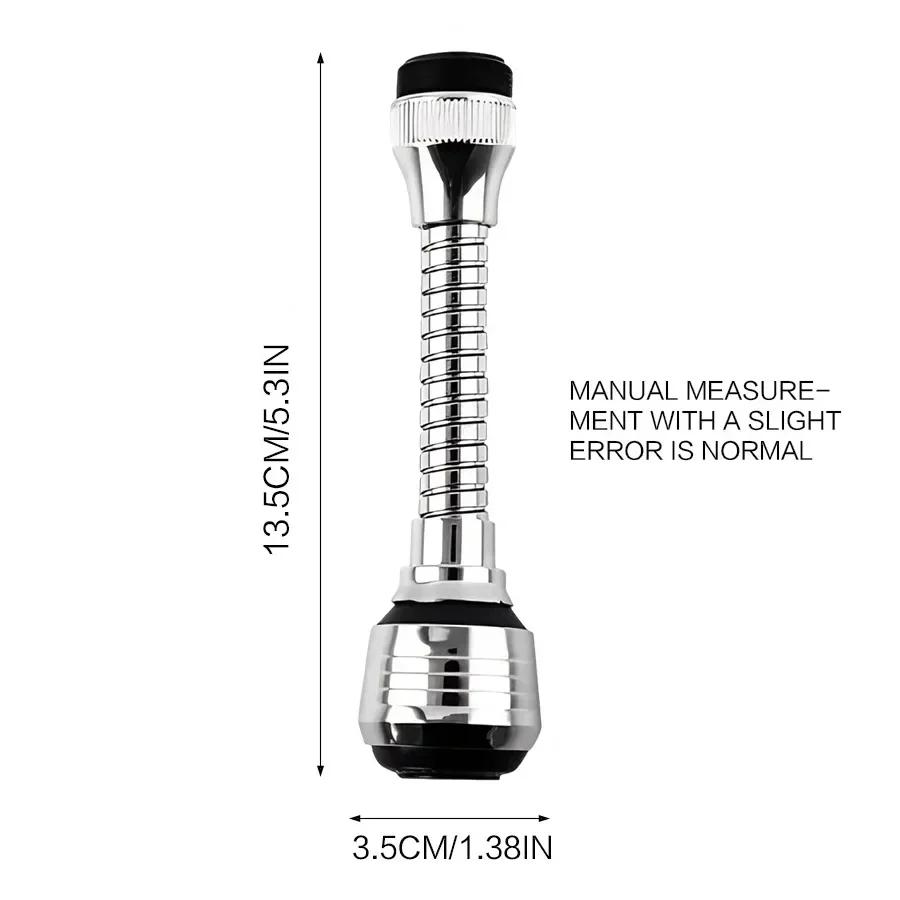2 Mode Faucet Extender 360Degree Rotatable Faucet Nozzle Adapter Shower Home Water Saving Kitchen Bathroom Faucet Accessories