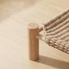 Comfortable Pet Bed with Wooden Legs | Breathable Woven Surface, Detachable Washable Design,