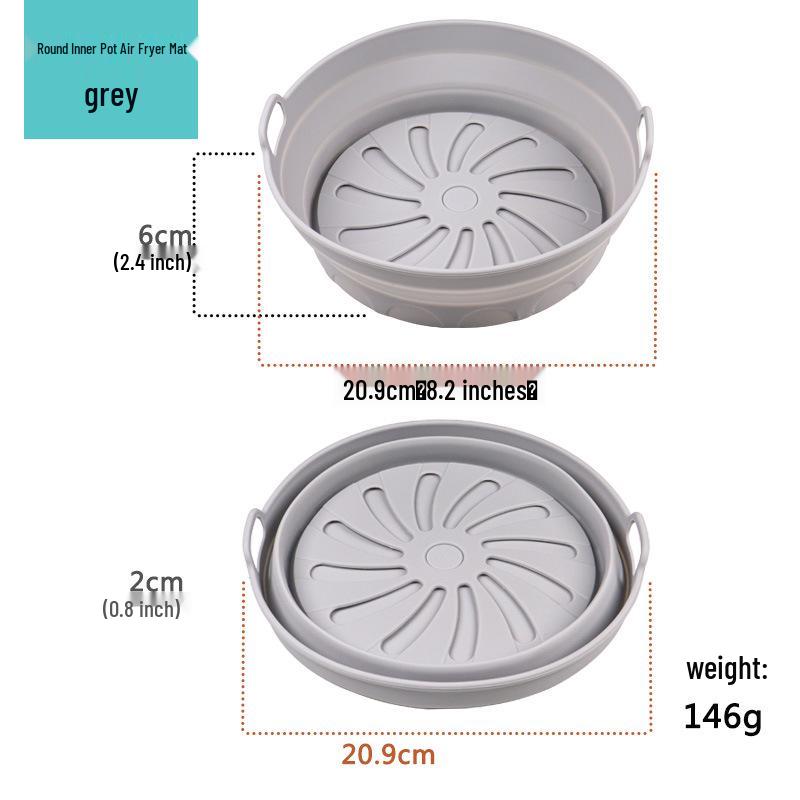 Silikonowa Forma do Pieczenia i Mata do Frytkownicy Powietrznej - Silikon Spożywczy