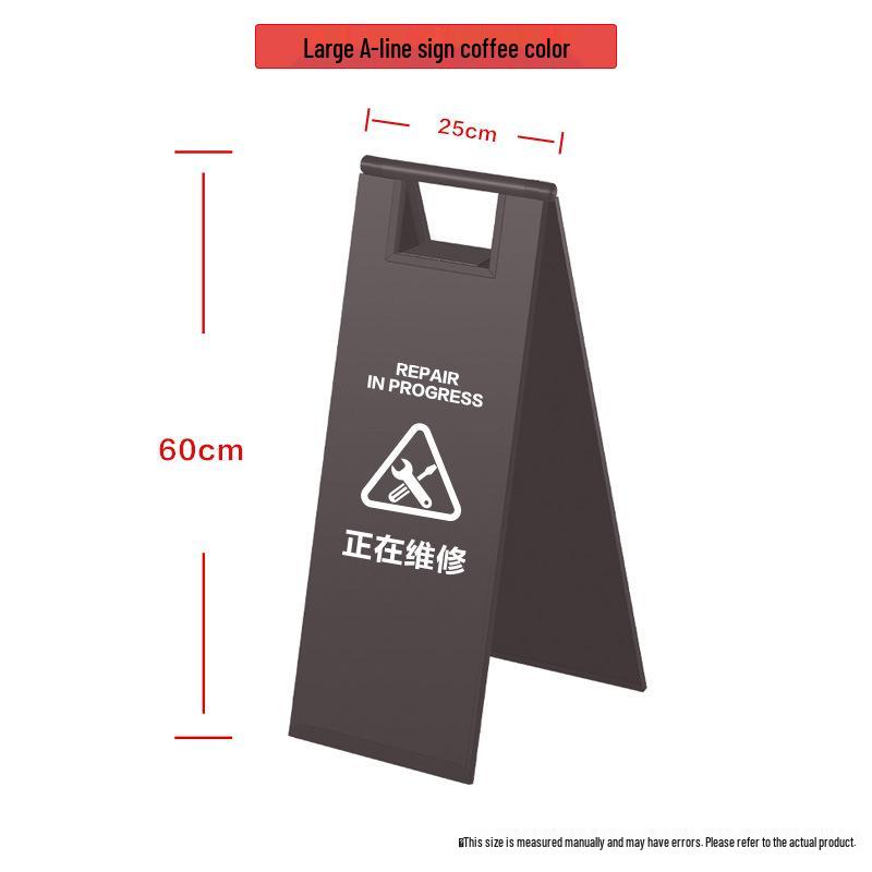 Standard A-frame Signs: Hotel, Commercial, Hospital, Warning, Toilet, Caution Steps, Slippery