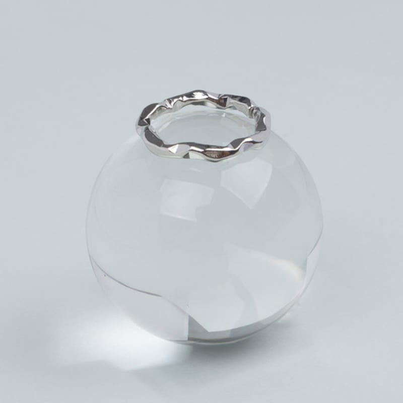 AUGUST ALICE Vanve Silver Wave Ring