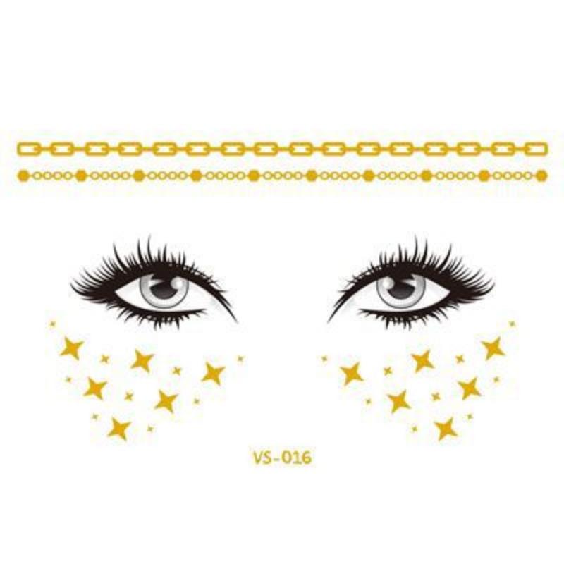 Frauen Temporäre Tattoo Aufkleber Erdbeere Blume Schmetterling Wasserdicht Gesicht Aufkleber Stirn Auge Musik Festival Gesicht Aufkleber