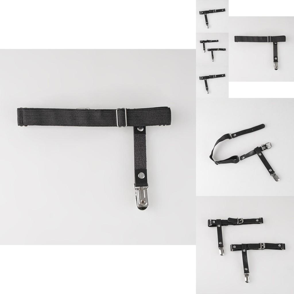 Punk Girl Suspender Belt Pvc Adjustable Elastic Fashion Accessory For Adult Women