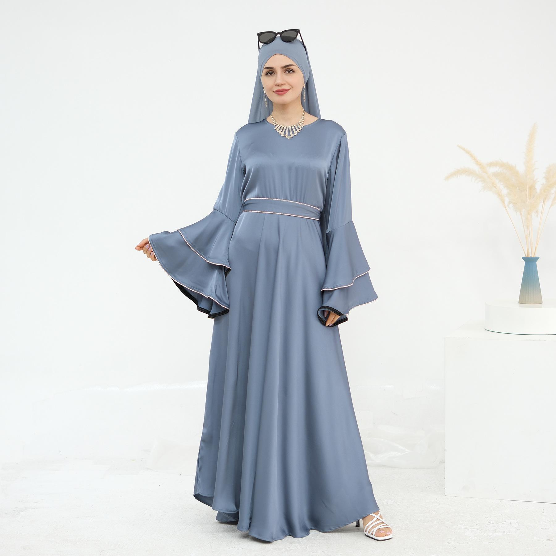 Aiyirui Double Layer Trumpet Sleeve Dress 935 L