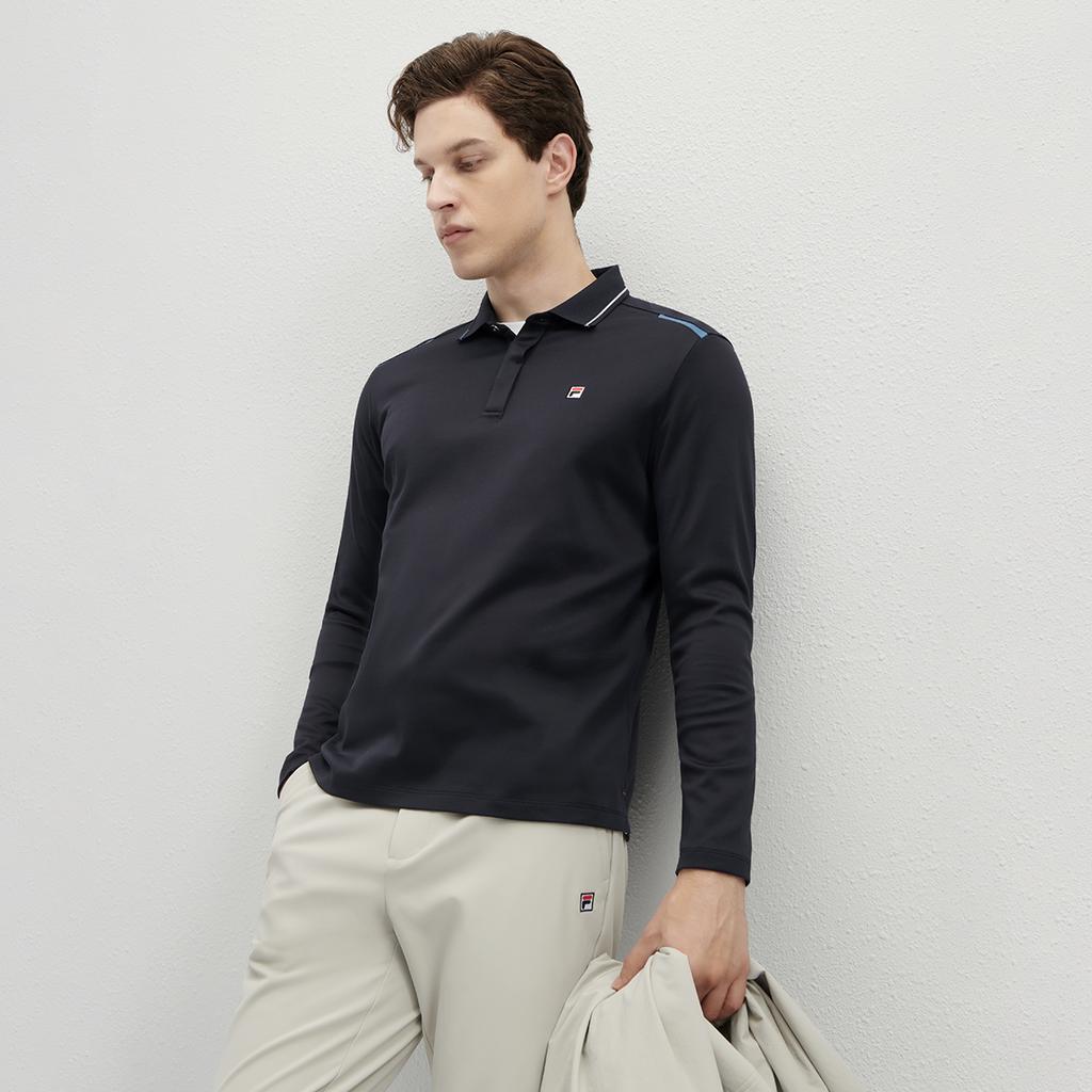 New FILA Polo Shirt Men's Legend Blue F11M341202FNV