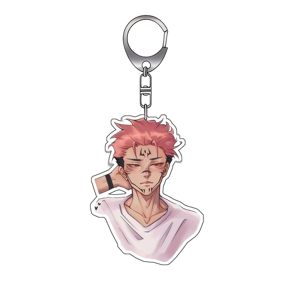 Acrylic Keychain for Jjk Satoru Gojo Ryomen Sukuna Amane Backpack Pendant Anime Decoration Collection Exquisite Gift Toy