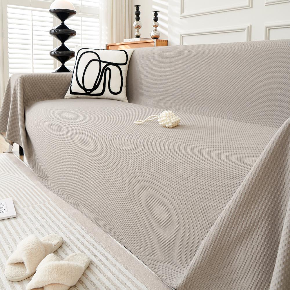 Simple Sofa Towel Cover Cloth Non-Slip Anti-Wrinkle Sofa Cushion Four Seasons Universal High Sense All-Inclusive Modern Sofa Cover