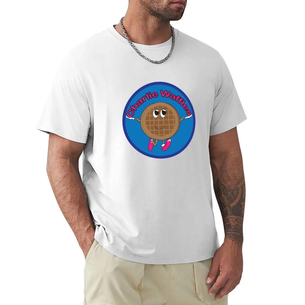 Charlie Waffles TShirt Plus Size Tops Cute Clothes Cute Tops Mens Graphic Tshirts Funny