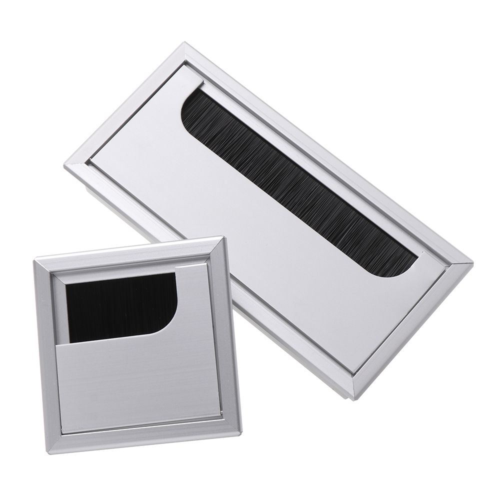 1Pc Office Table Cable Fastener Wire Hole Cover Practical Computer Grommet Line Box With Buckle Line Cable Clamp Hardware