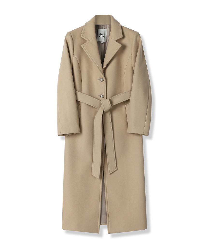 Avandress Amelia Classic Single Coat Camel