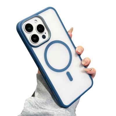 Rama odprowadzająca ciepło jest odpowiednia do magnetycznych etui na telefon Apple 16promax, iPhone14/15, z matowym wykończeniem przypominającym skórę i luksusowym w dotyku.