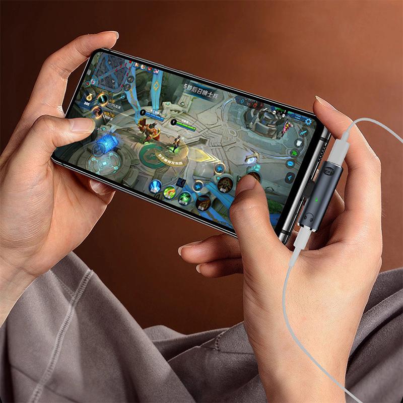Adaptér 3v1 3,5mm na USB-C drátová sluchátka pro iPhone 15 16 PD 100W rychlonabíjecí napájecí adaptér pro Samsung Huawei Xiaomi