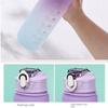 New 750ML Large Capacity Water Bottle Portable Plastic Sports Water Cup Motivational Leak-proof Water Jugs Students Adults