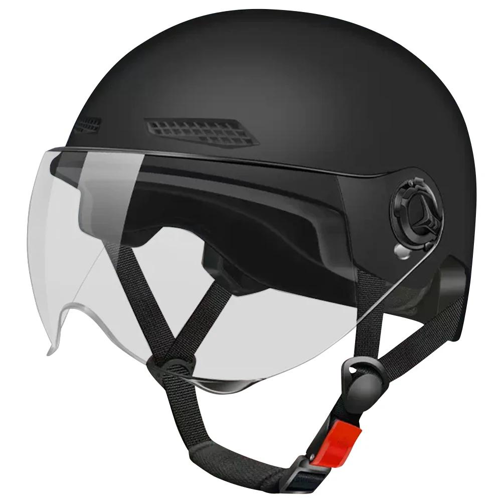 Electric Bike Helmet Lightweight Bicycle Helmet Adjustable Riding Safety Helmet Breathable Cycling Accessories for Summer