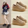 Spring white shoes new Korean version ins female students platform heightening sports board shoes casual KT 2812-1