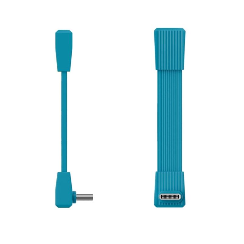 

Портативный гибкий кабель для зарядки Type C 240 Вт, 80 Гбит/с для передачи данных, универсальная совместимость для устройств быстрой зарядки синий
