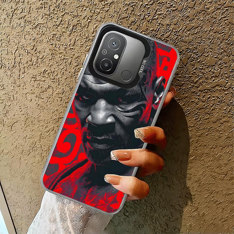 Mike Tyson Boxer Man Soft Phone Case for Xiaomi Redmi 15C 15 14C 13C 12C Poco X5 X6 X7 Pro X3 F8 F7 Ultra M8 13 12 Cover Back Sh
