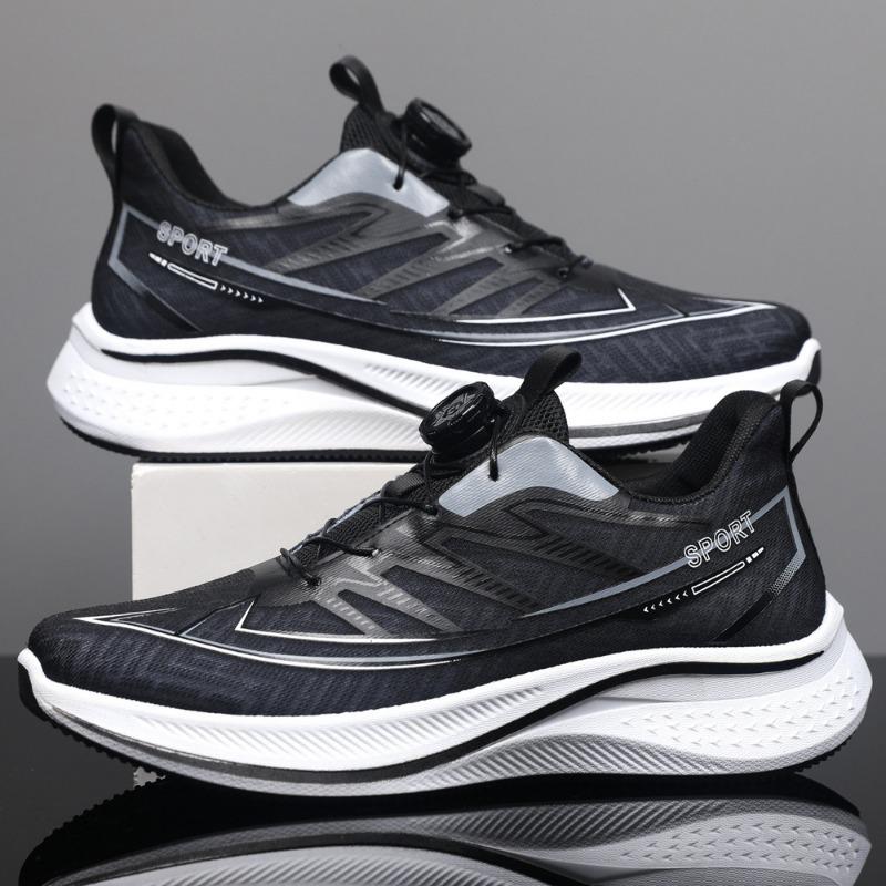 Sneakers spring and summer new fly-woven running shoes young and young outdoor light, breathable and comfortable men's shoes