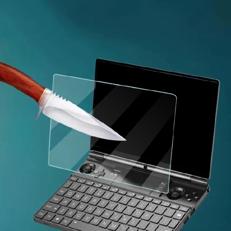 Protective Tempered Glass Shield Cover Film for Win Max2 Game Console Delivering 9H Hardness Bubble Frees Application