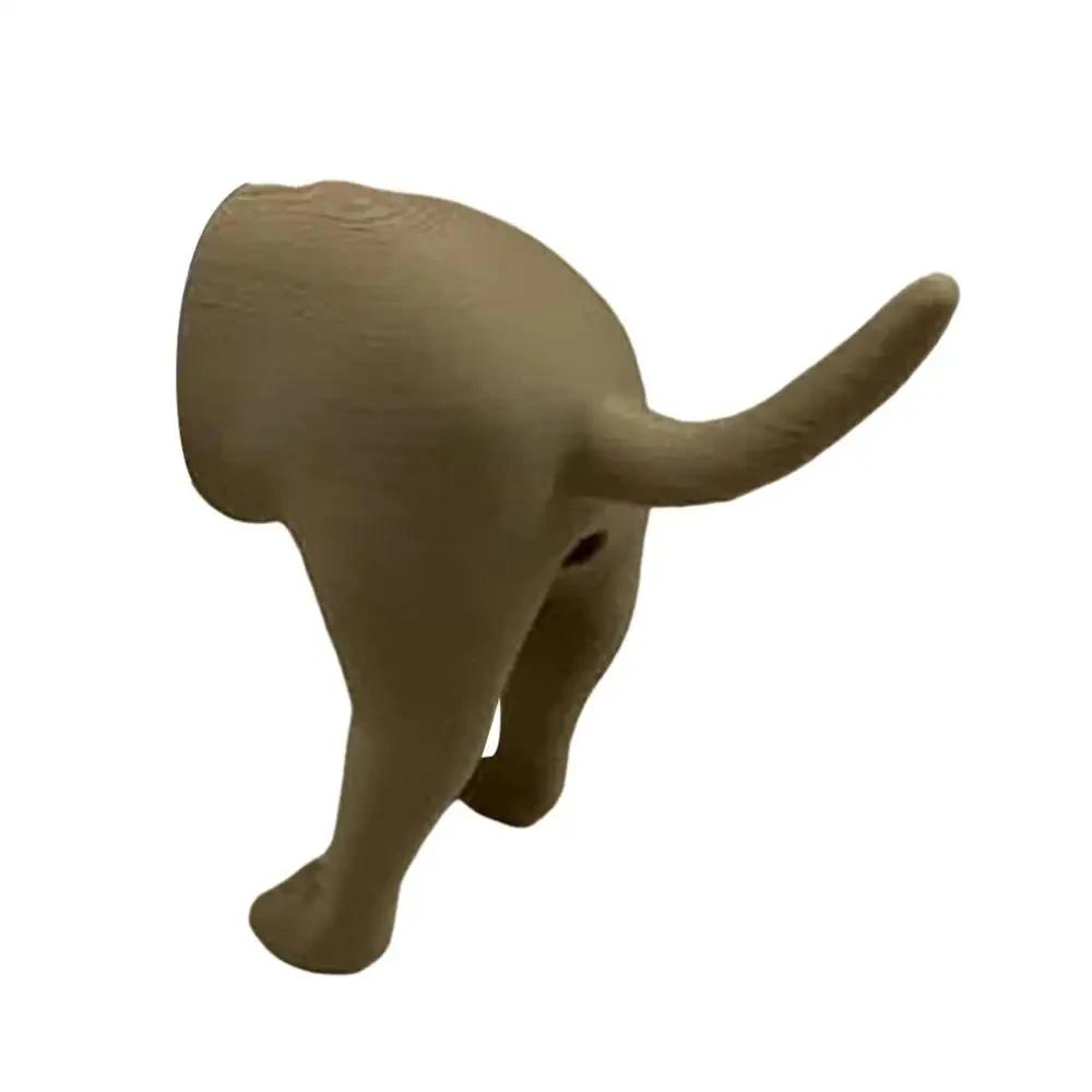 WIKHOSTAR Pooping Dog Butt Toothpaste Squeezers Funny Toothpaste Cap Dispenser Bathroom Accessories Toothpaste Covers Topper 1pcs