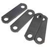 4PCS Trailer Spring Shackle Strap Links 3 1 8in Length Heavy Duty Steel for Double Eye Leaf Spring