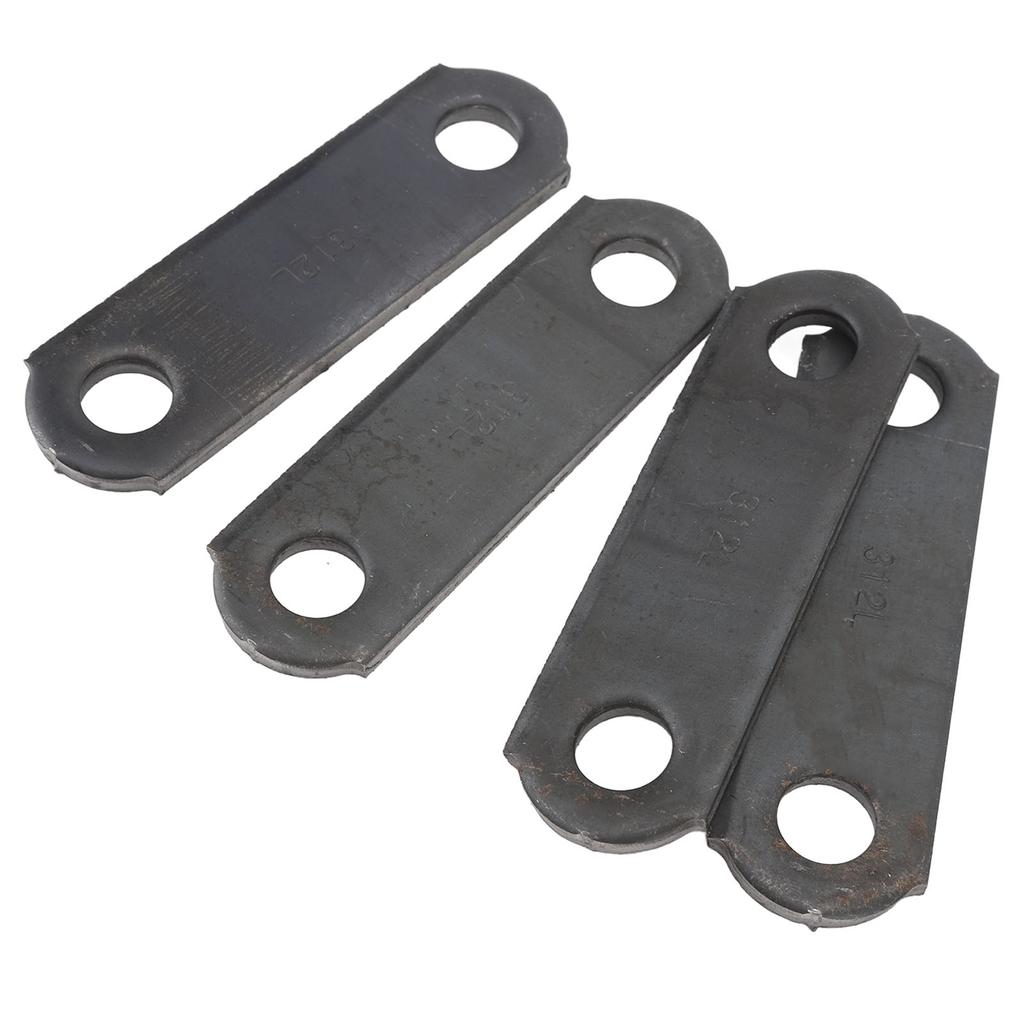 4PCS Trailer Spring Shackle Strap Links 3 1 8in Length Heavy Duty Steel for Double Eye Leaf Spring