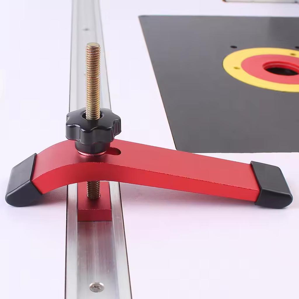 Acting T-Track Hold Down Clamp with T Bolts and Silder Aluminum Alloy Woodworking Clamps for Routers Drill Presses CNC