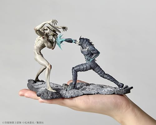 Kaiyodo Anime "Kaiju No. 8" Kaiju No. 8 vs. Kaiju No. 9 1/18 Scale PVC Painted Complete Figure