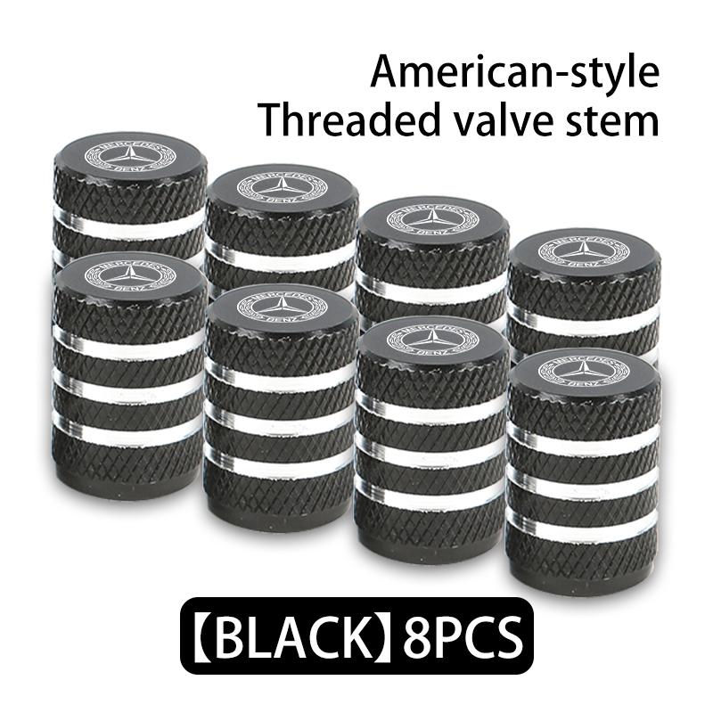 4PCS Alloy Car Wheel Tire Valve Air Stem Cap Cover Decoration Accessories For Benz AMG VIANO GLB GLC W108 W124 W126 W169 W176 PH8