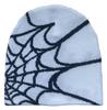 Unisex Spider Web Printed Knit Hat, Warm Outdoor Pullover Hat Personality Beanie Hat
