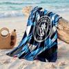Asciugamano da Spiaggia in Microfibra con Stampa Manchester City Asciugatura Rapida Assorbente Grande Asciugamano per Spiaggia Nuoto Viaggio