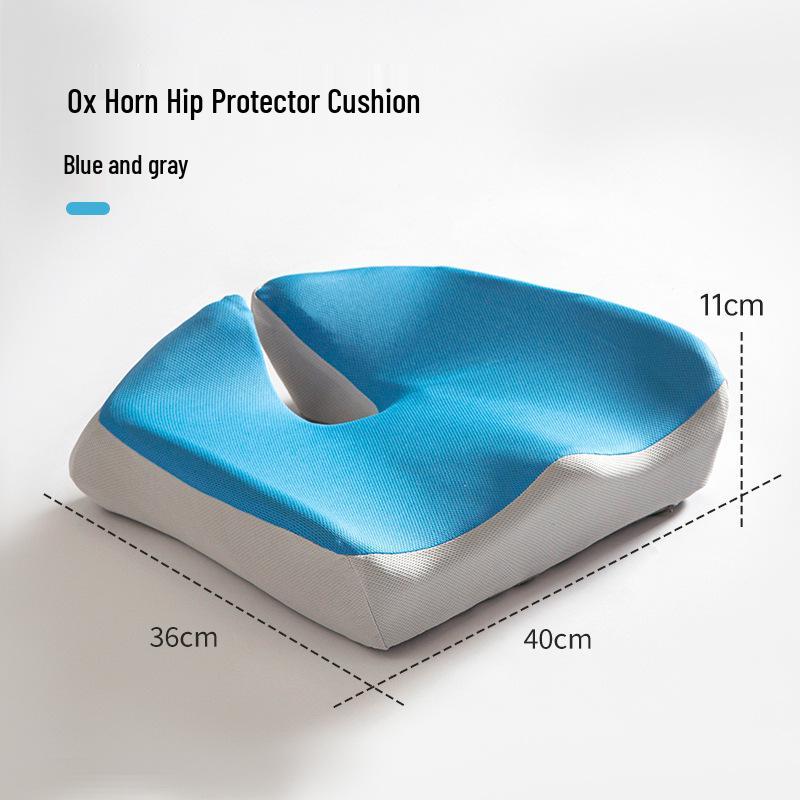 Ergonomic Memory Foam Lumbar Support Cushion for Long-Term Sitting and Posture Improvement