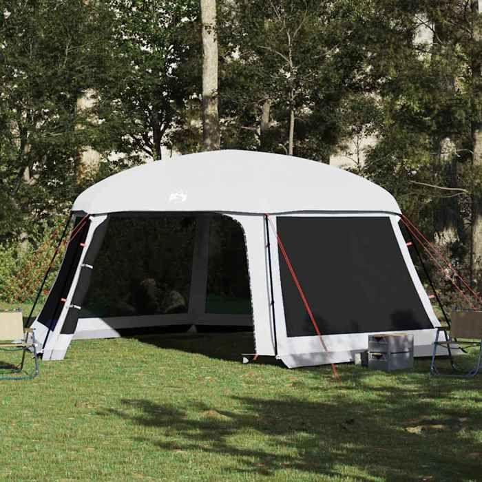 VidaXL Swimming Pool Tent Removable Roof Mesh Walls Grey 618x532 Cm, Grey Tent, Garden Tent, Garden Shelter, Tent, Shelter 4100630