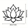 Lotus Metal Wall Art Elegant Home Decor Christmas Gift Wall Hanging Accent Festival Statue Decor