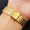 18mm Fine Steel Watchband for CASIO A158 / A159 / A168 /A169 /B650 /AQ230/ 700 Classic Small Square Silver Block  Metal Strap