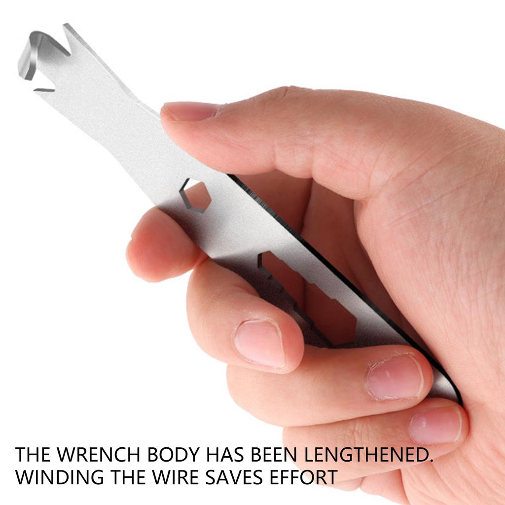 Stainless Steel Barbed Wire Tightener Twisting Tool With Hexagonal Holes For High Strength Fencing And Forestry Projects