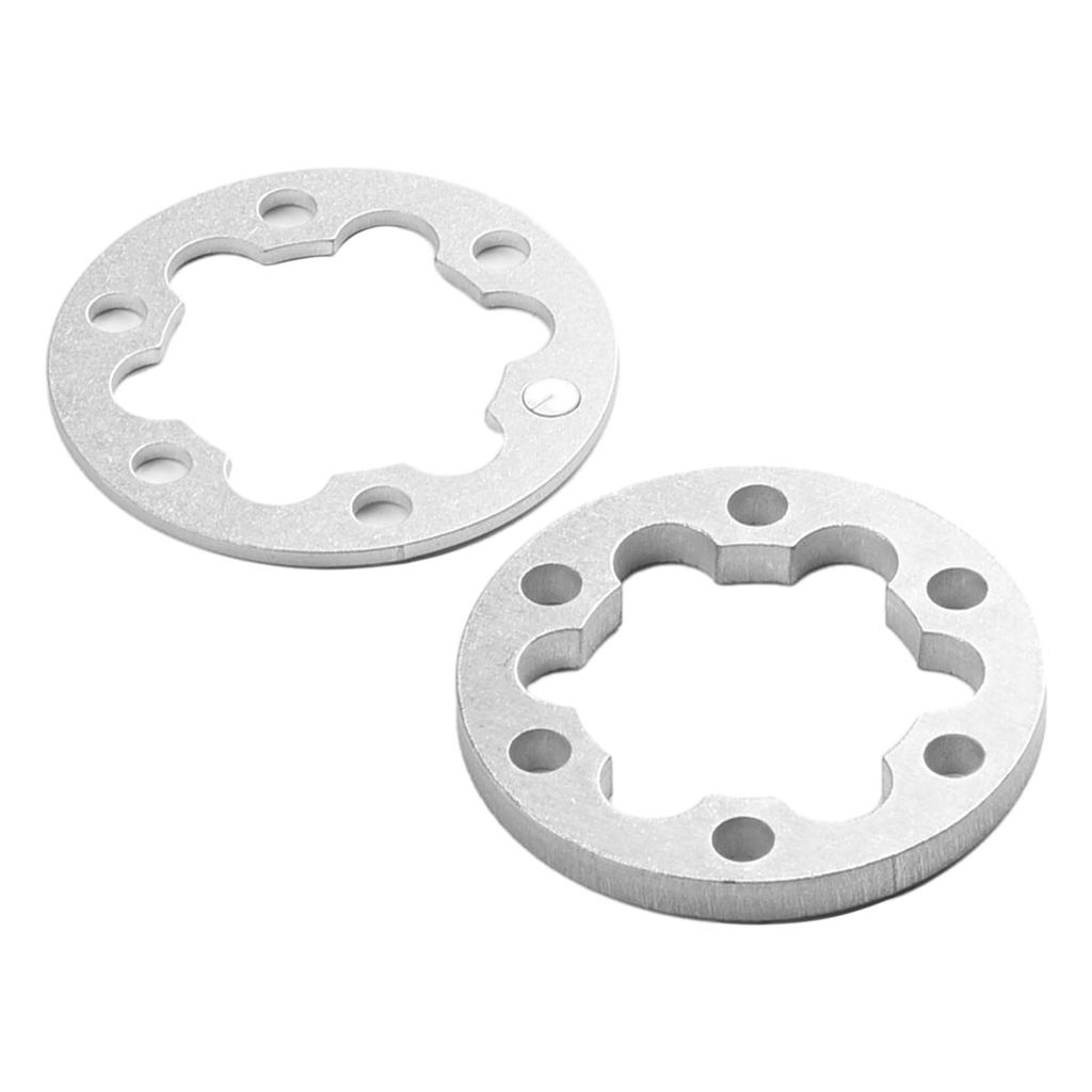4PCS Brake Gasket Spacer Set for Electric Scooter and E Bike 6 Holes Disc Washer 25mm Suitable for 44MM Rotors Includes Screws