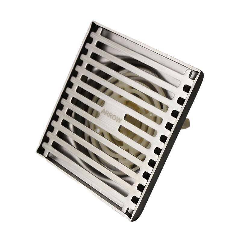 ARROW AE5109MSS Brushed Stainless Steel Odor-Proof Floor Drain