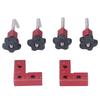 90 Degree Positioning Square Right Angle Clamp Aluminum Alloy Corner Clamping Carpenter Tool for Drawers Picture Fram